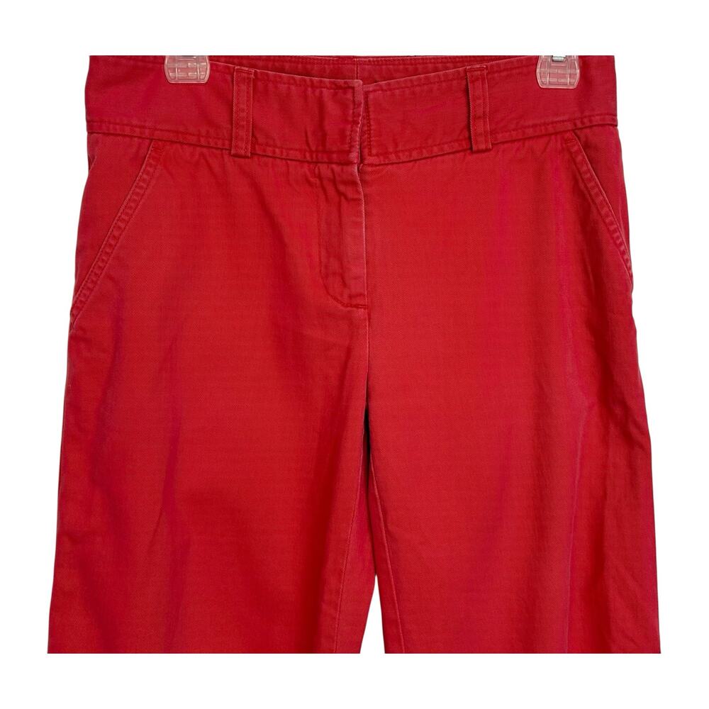J. Crew Vintage Y2K Favorite Fit Bootcut Jeans Red 68370 Size 2 - Picture 3 of 9